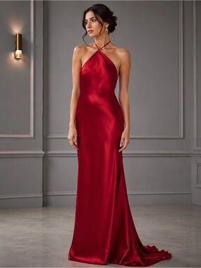 Acler Tarnacre Gown Maxi Red Dress Size 10 B1362